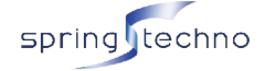 Logo spring techno