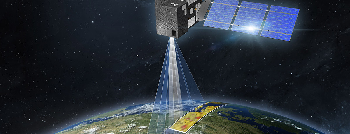 So soll CO2M künftig die Erde beobachten - Quelle: OHB