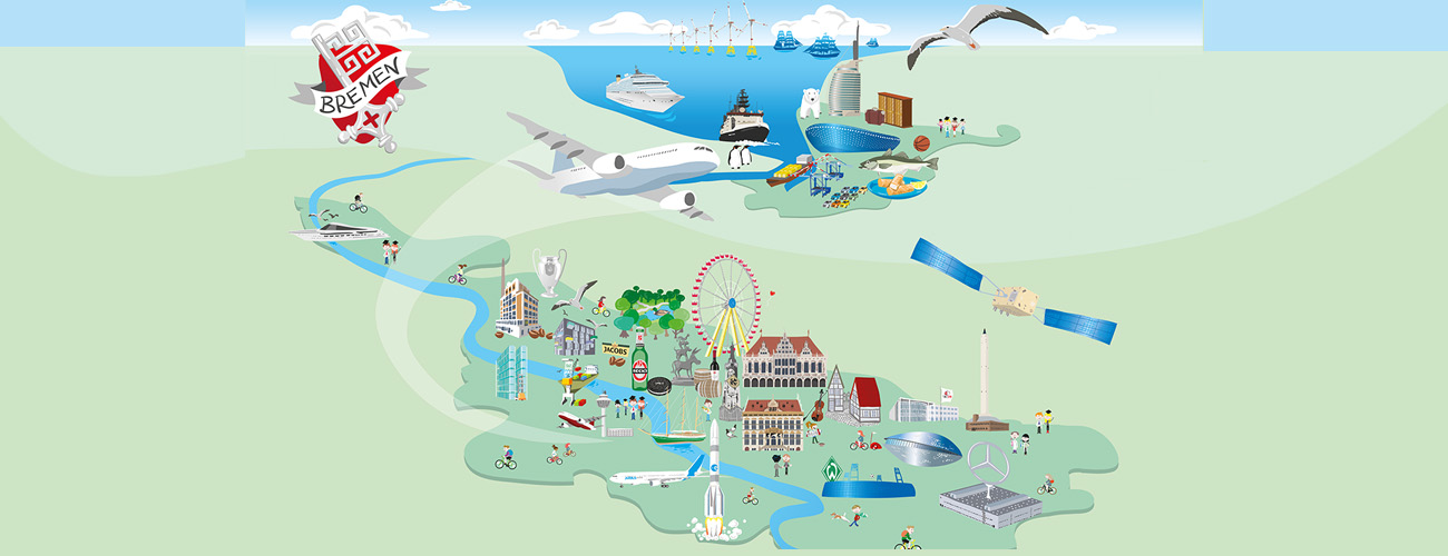 Bremen Wimmelbild - Quelle: WFB/Hagen Schulze