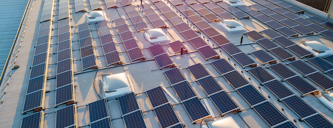 Solaranlage im Gewerbepark Hansalinie - Quelle: WFB/Jonas Ginter