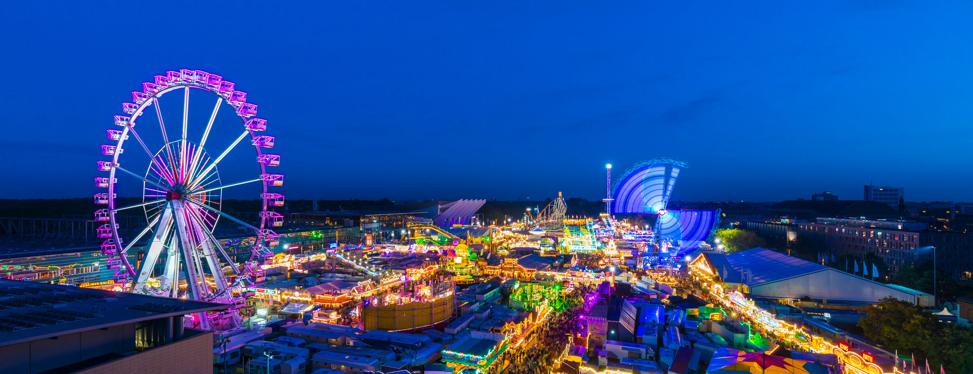 Freimarkt bei Nacht - Quelle: WFB/Hellmann