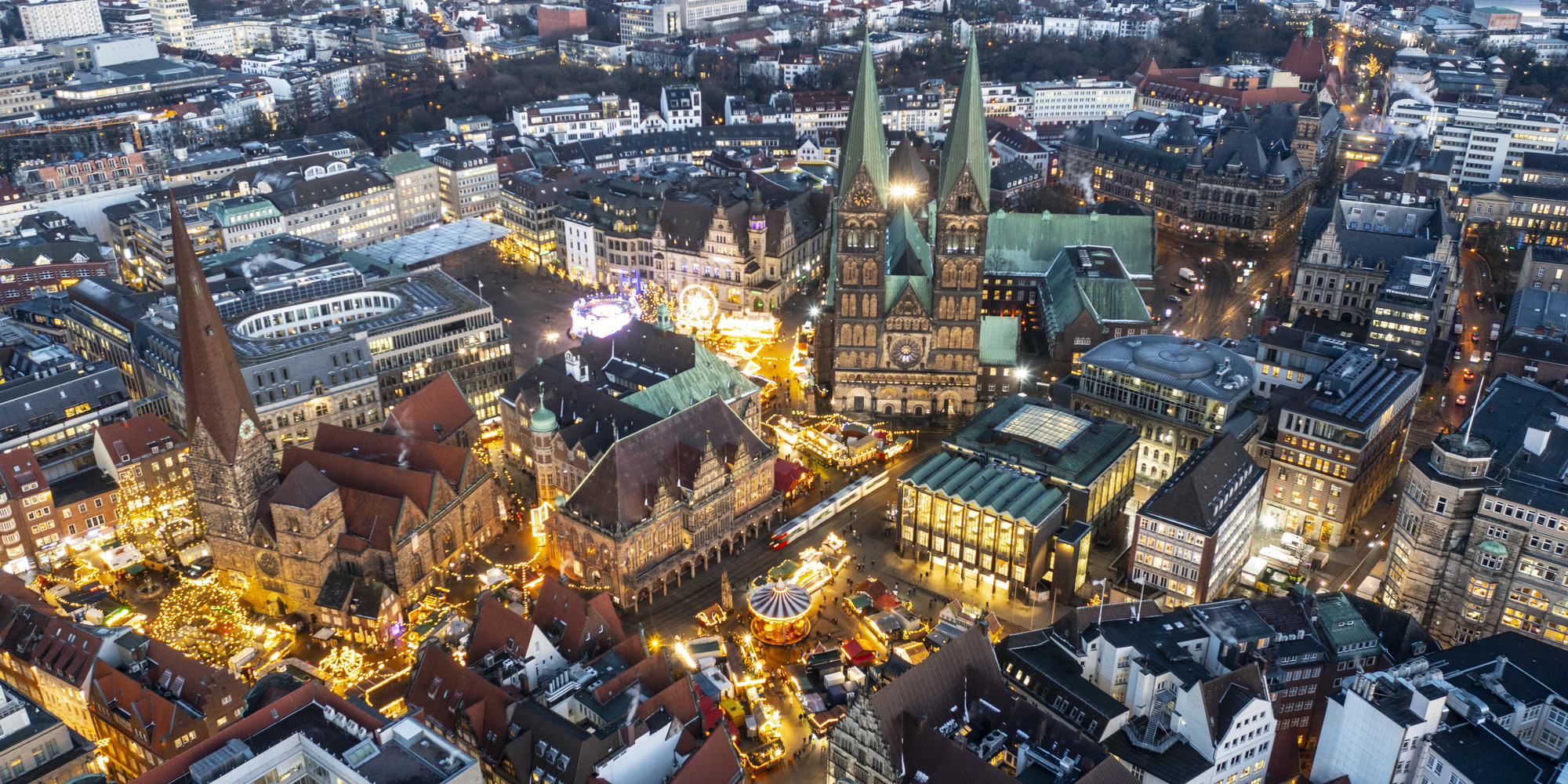 Innenstadt bei Nacht