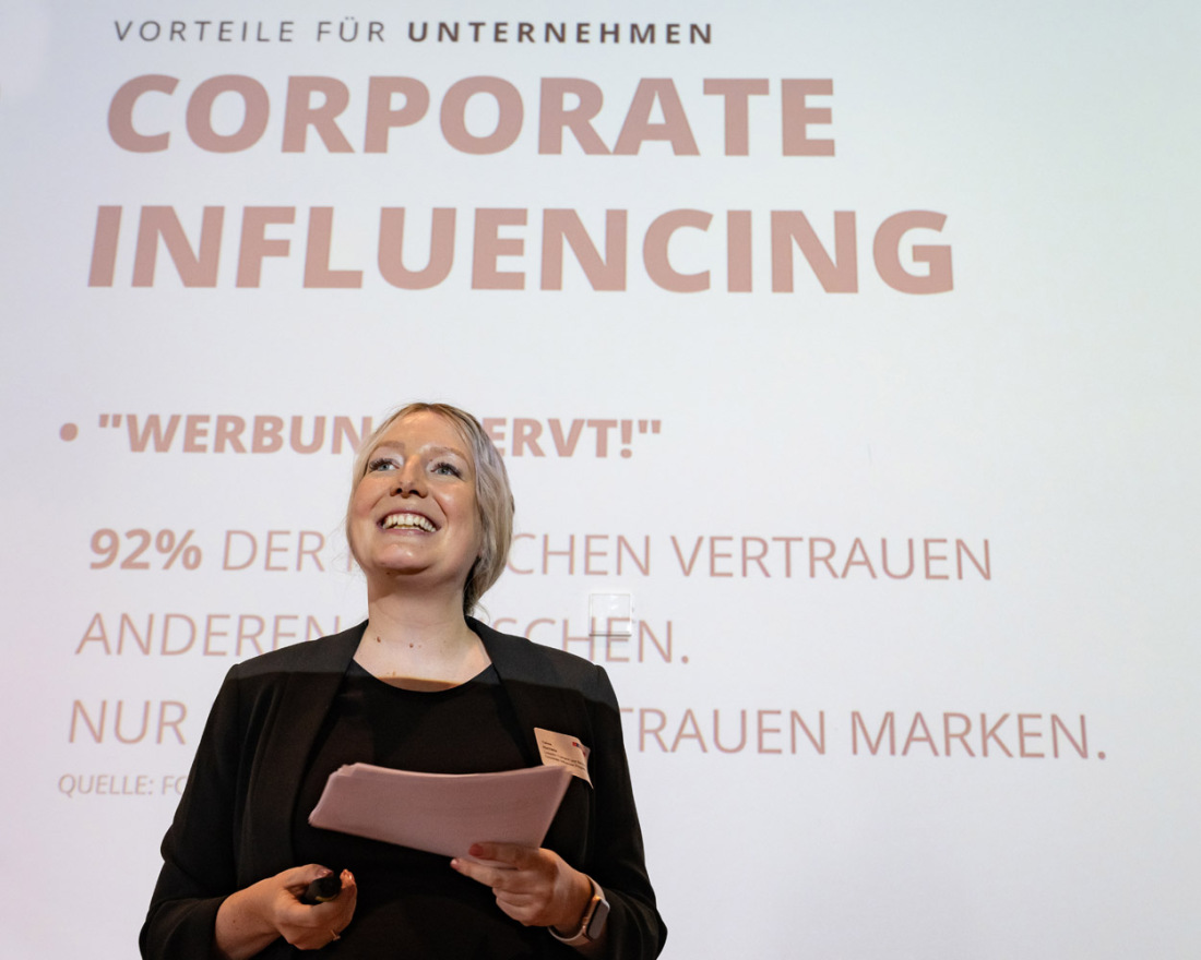 Tabea Herrera beim Personalstammtisch