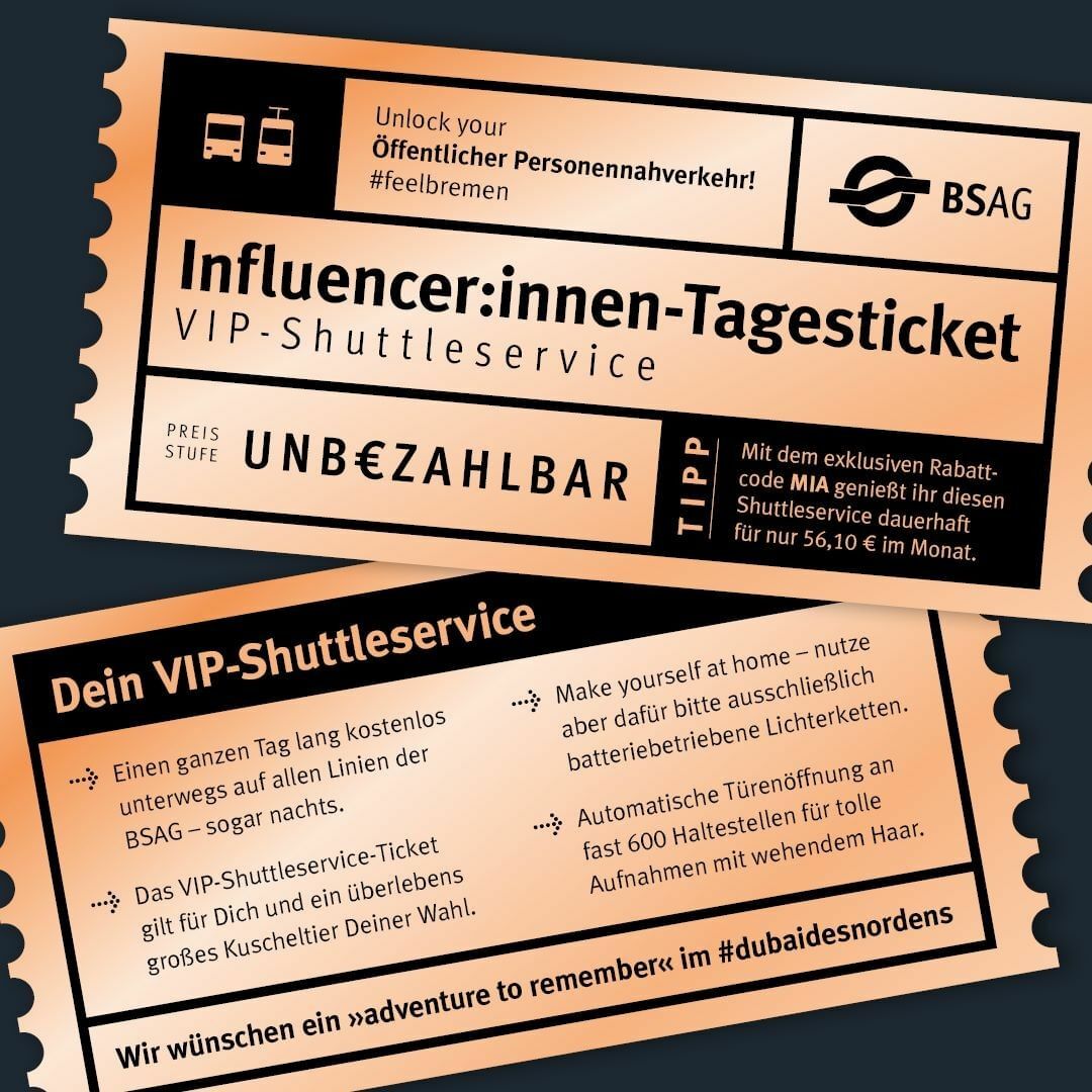 Das goldene Ticket der BSAG