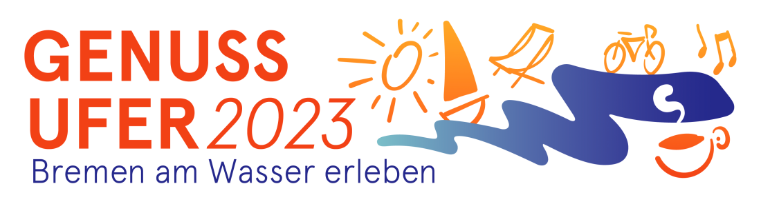 Logo Genussufer Themenjahr 2023 in Bremen