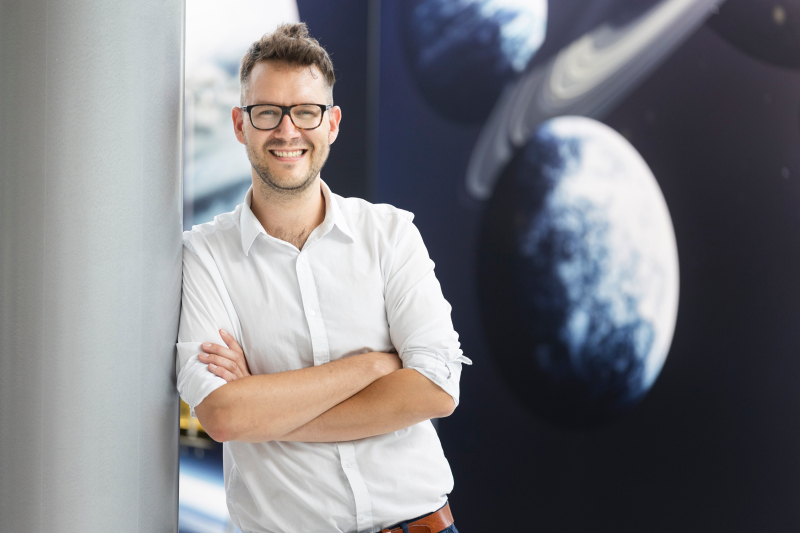 Tomas Hamann ist Leiter des Projekts „Geo-Engineering“ beim Bremer Raumfahrtunternehmen OHB. Tomas Hamann ist Leiter des Projekts „Geo-Engineering“ beim Bremer Raumfahrtunternehmen OHB.