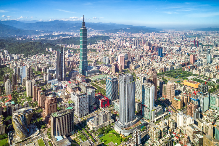 The capital Taipei, home to 2.6 million people and the iconic Taipei 101 skyscraper The capital Taipei, home to 2.6 million people and the iconic Taipei 101 skyscraper