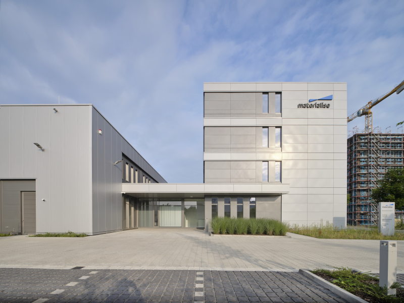 New head office of metal-3D-printing-service provider Materialise