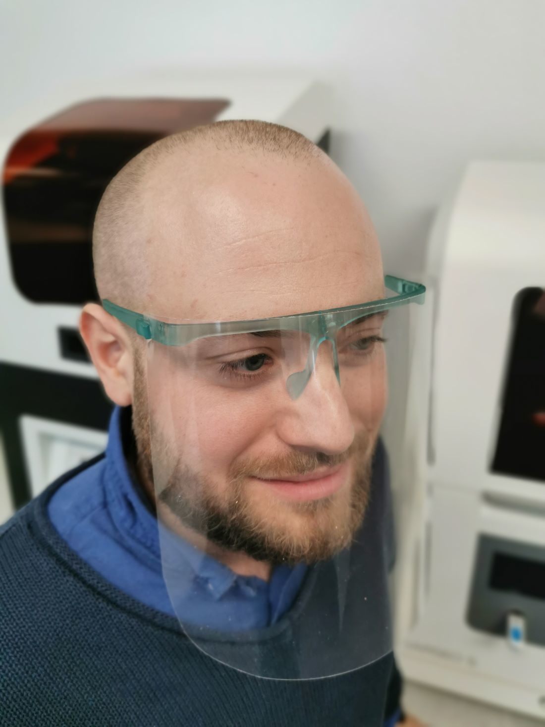 Corona-Schutzbrillen der BEGO aus dem 3D-Drucker Corona-Schutzbrillen der BEGO aus dem 3D-Drucker
