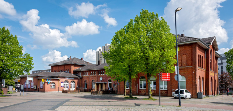 Mehr als 150 Jahre alt - das Bahnhofsgebäude in Vegesack