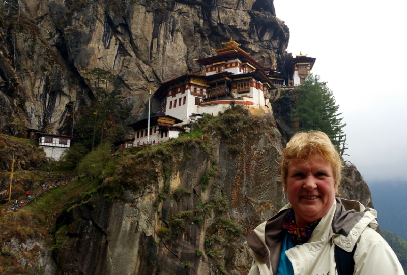 Dr. Ingrid Rügge in Bhutan, 2016