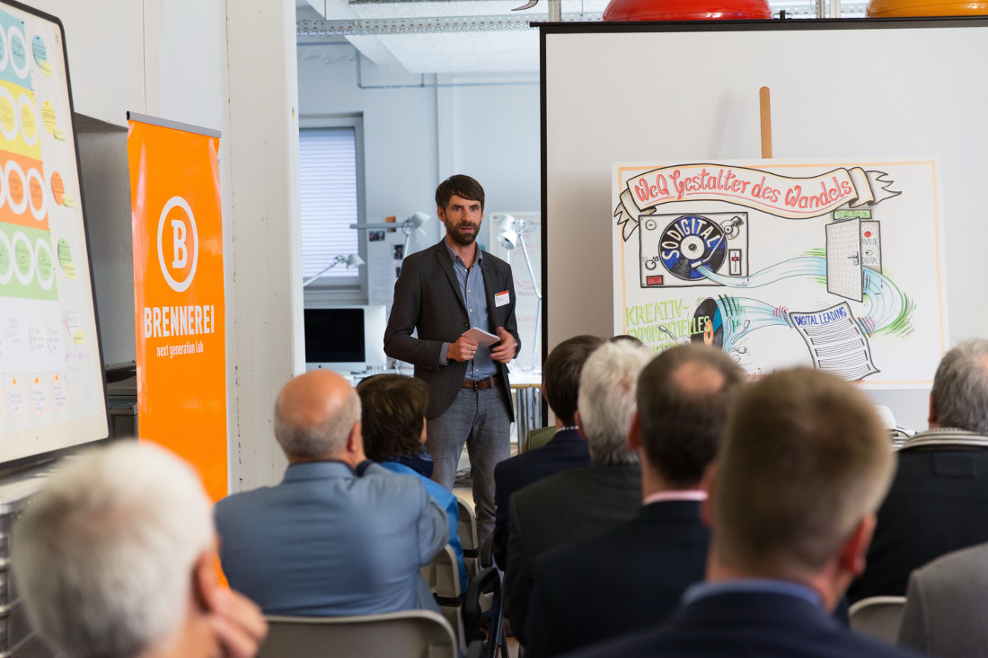 Sven Hermann organises workshops where companies can learn about new ways of working Sven Hermann organises workshops where companies can learn about new ways of working