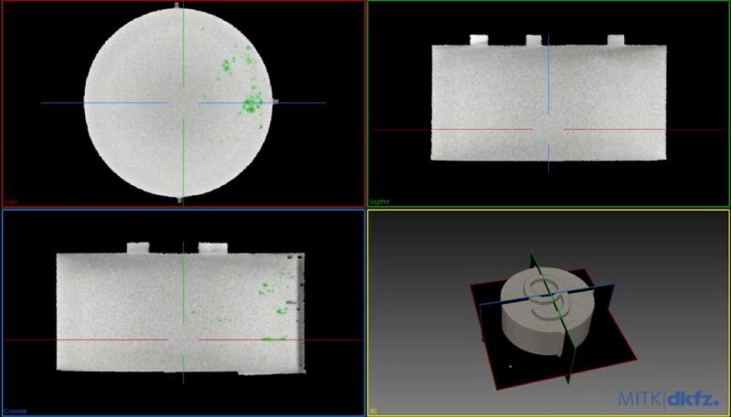 A look at the new software: checking a component for faults, layer by layer and in 3D