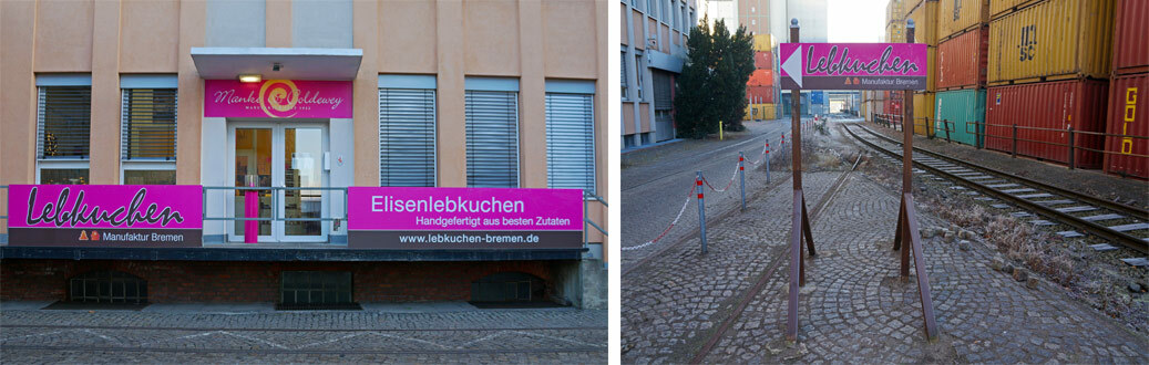 Collage gingerbread bakery