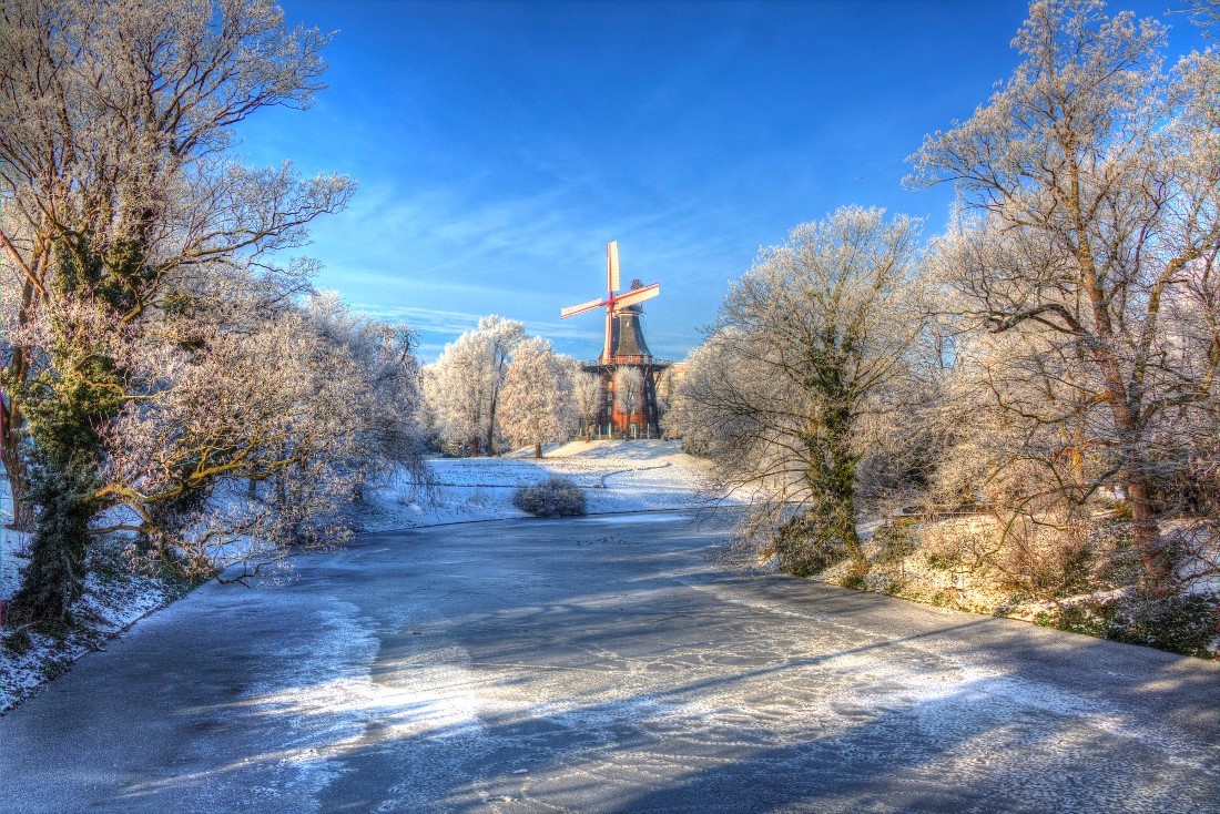 Wallmühle im Winter
