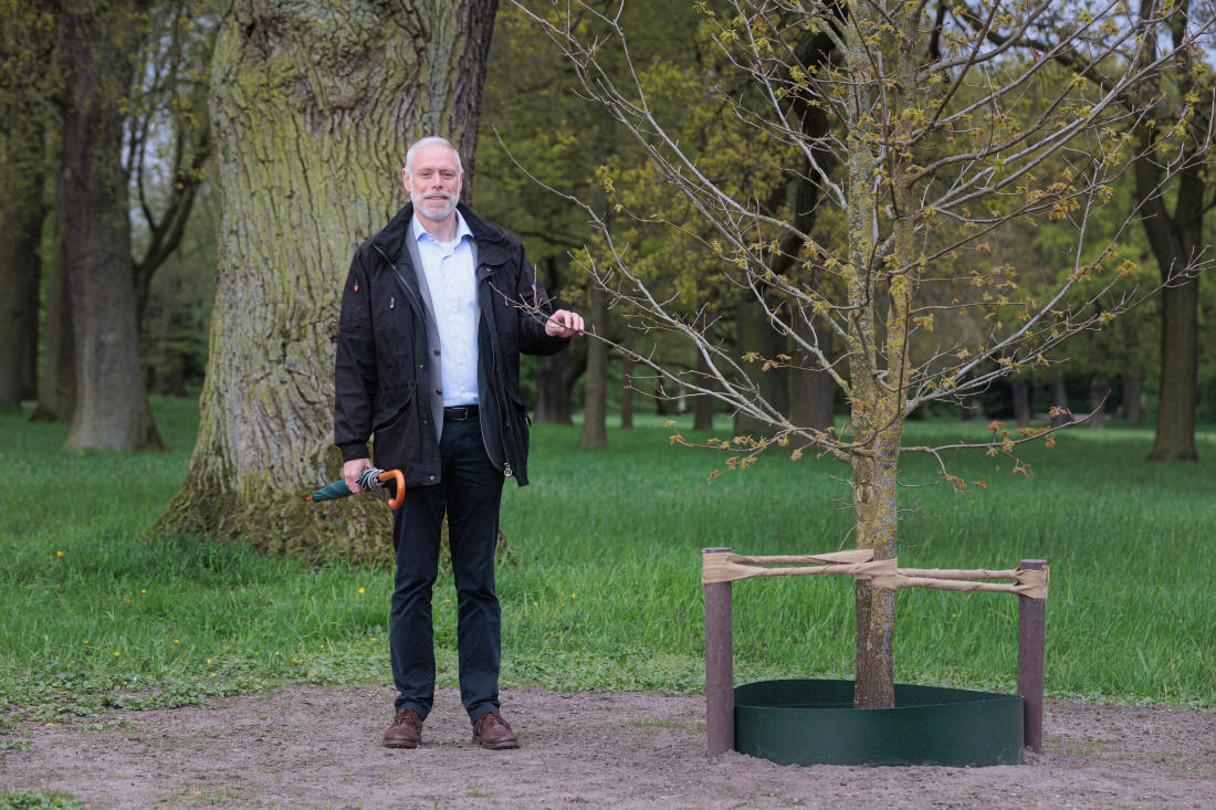 The director of the Bürgerpark Tim Großmann