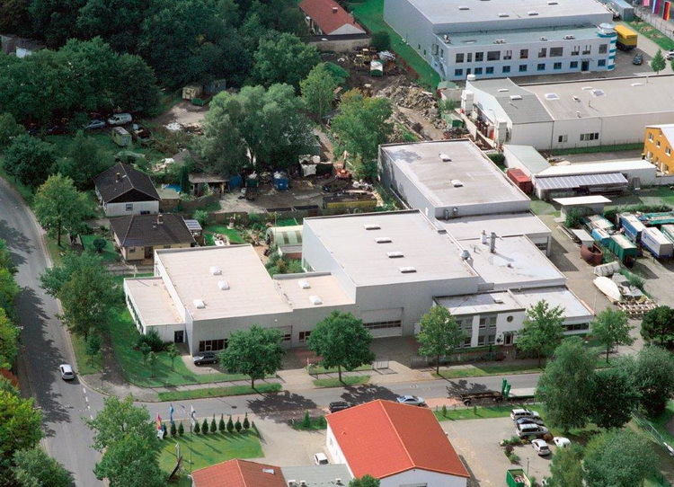 Luftbild der Bremer Firmenzentrale der Haindl Kunststoffverarbeitung GmbH