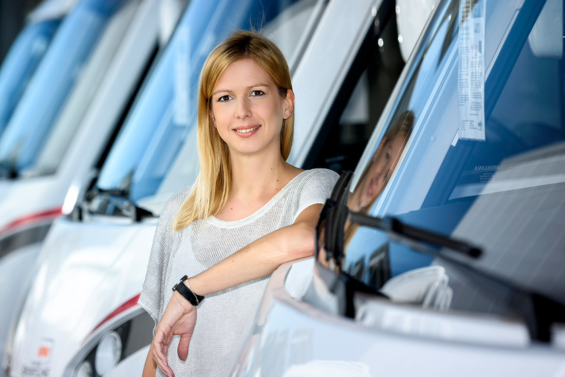 Sandra Tüter, Geschäftsführerin beim Soma Caravaning Center Bremen 