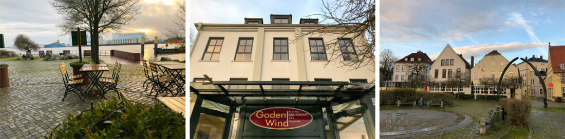 Das Restaurant Goden Wind von außen