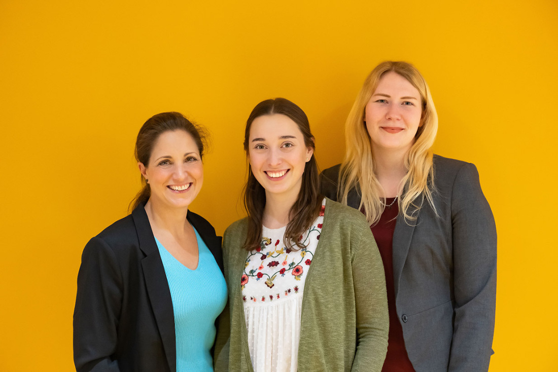 Team Genussufer 2023 (v. l. n. r.): Kristina Brandstädter, Louisa Wetzel, Emily Hoffmann