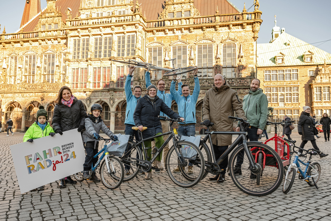 Im Themenjahr „FAHRRADja! 2024. Bremen bewegt Dich." dreht sich alles rund ums Rad. Im Themenjahr „FAHRRADja! 2024. Bremen bewegt Dich." dreht sich alles rund ums Rad.