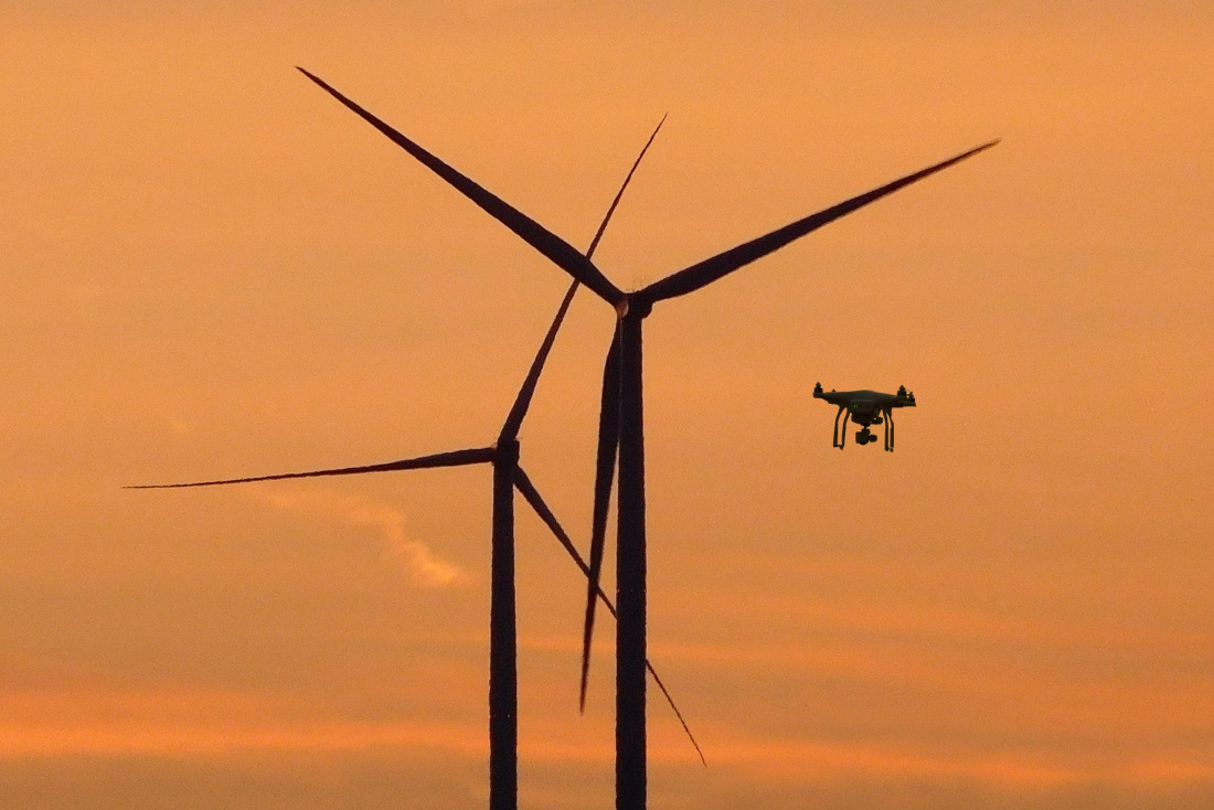 BIBA in Bremen is researching the use of drones in the wind energy sector. BIBA in Bremen is researching the use of drones in the wind energy sector.