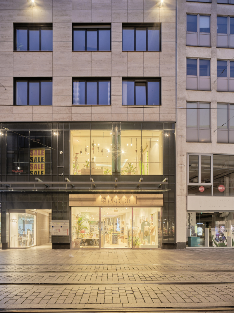 New concepts enrich Bremen's city center: concept store competition winner ekofair shows the way.