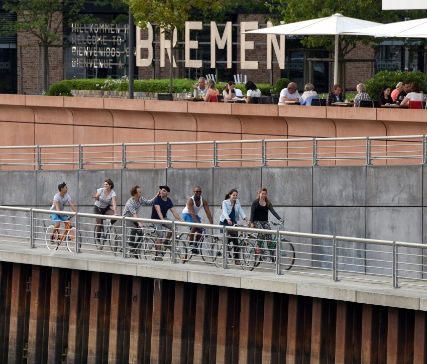 In kaum einer anderen deutschen Großstadt wird soviel Fahrrad gefahren wie in Bremen