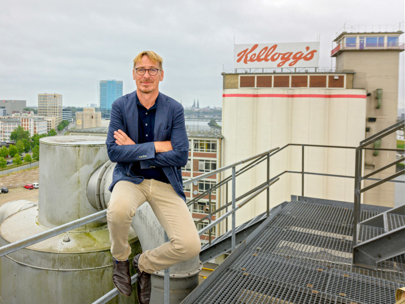 Klaus Meier, Geschäftsführer der Überseeinsel GmbH Klaus Meier, Geschäftsführer der Überseeinsel GmbH