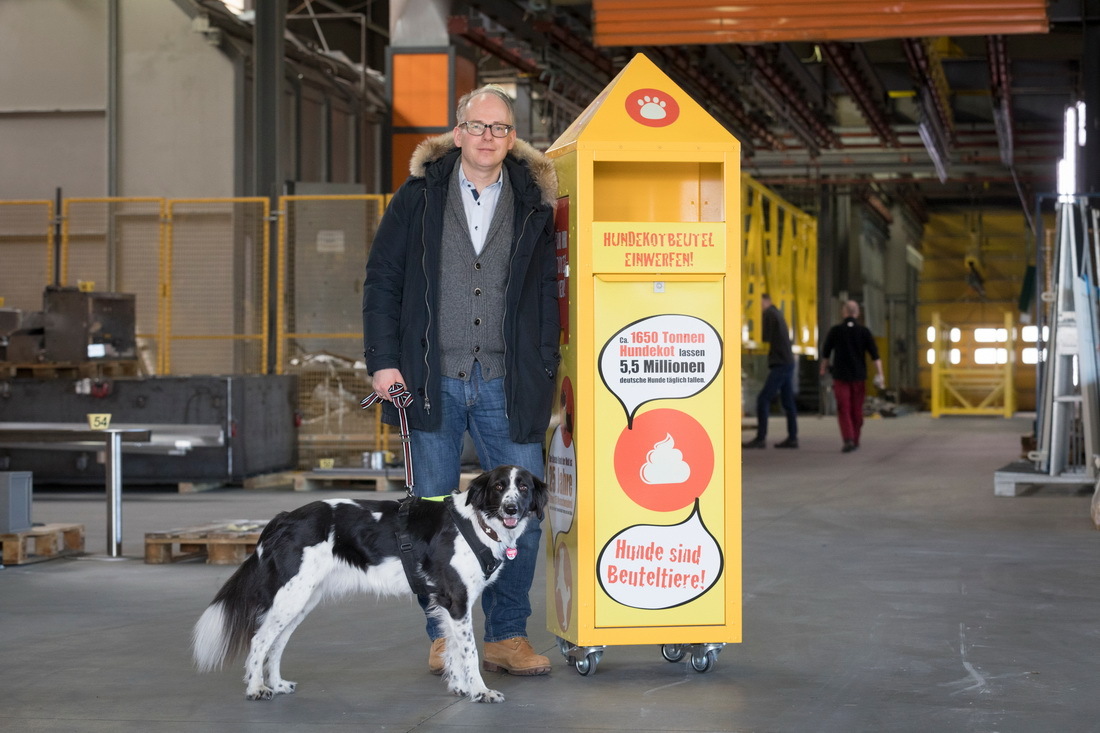 JO-BA’s managing director, Kai-Uwe Jobst, and his dog Luke