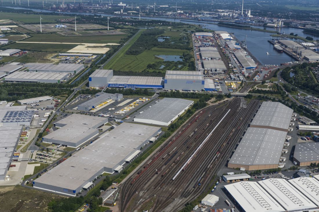 GVZ Cargo Distribution Center from above