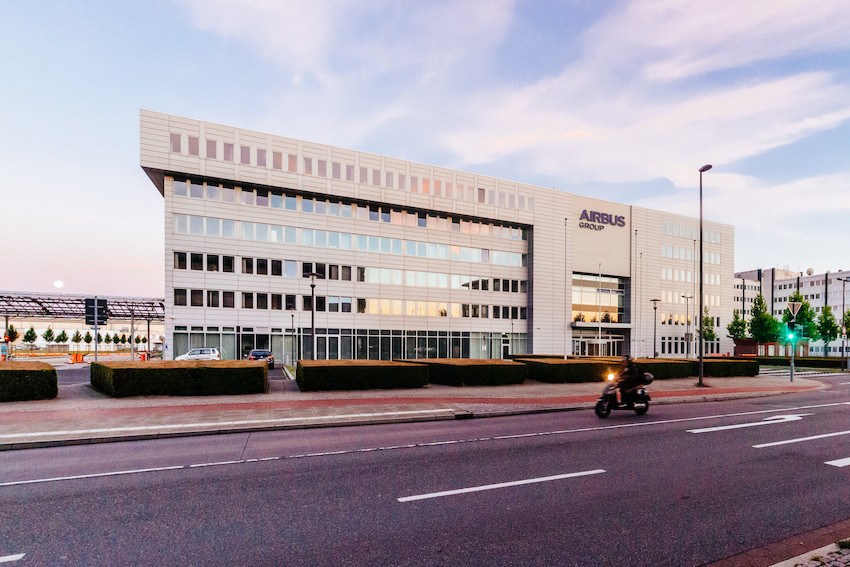 Gebäude der Airbus Group in der Airport-Stadt Bremen