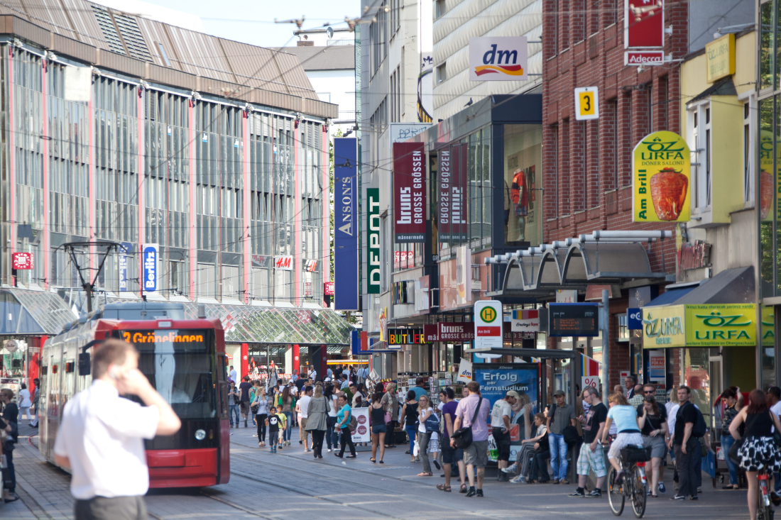 The Hutfilterstrasse in Bremen