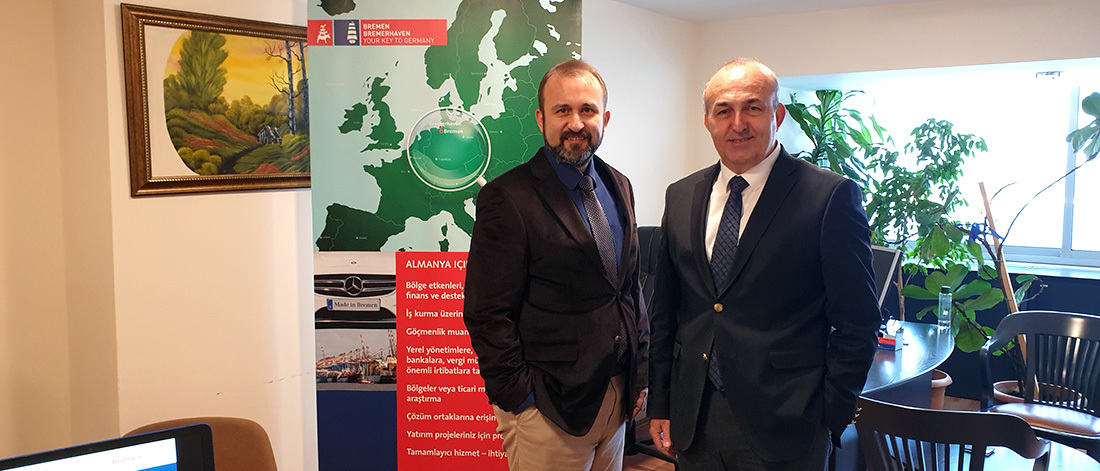 Erol Tüfekҫi (left) at a meeting with a Turkish entrepreneur Erol Tüfekҫi (left) at a meeting with a Turkish entrepreneur
