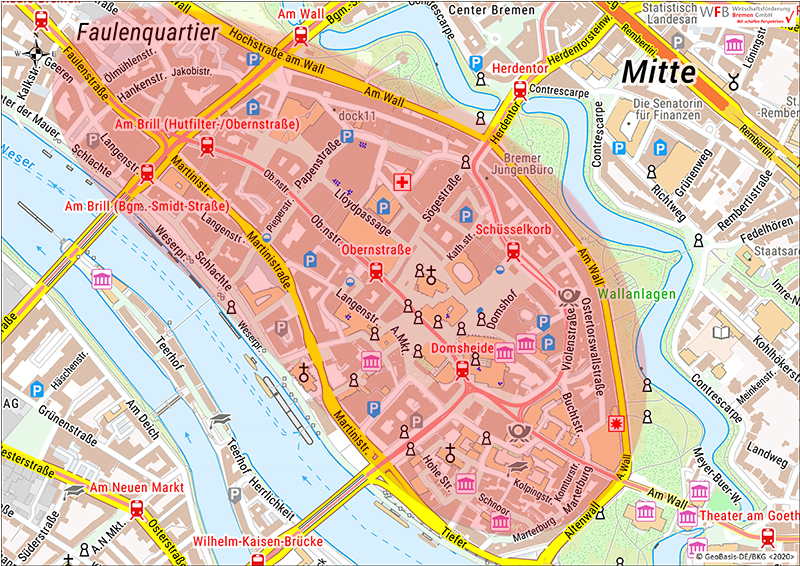 Geltungsbereich Wettbewerb Innenstadt Bremen Geltungsbereich Wettbewerb Innenstadt Bremen