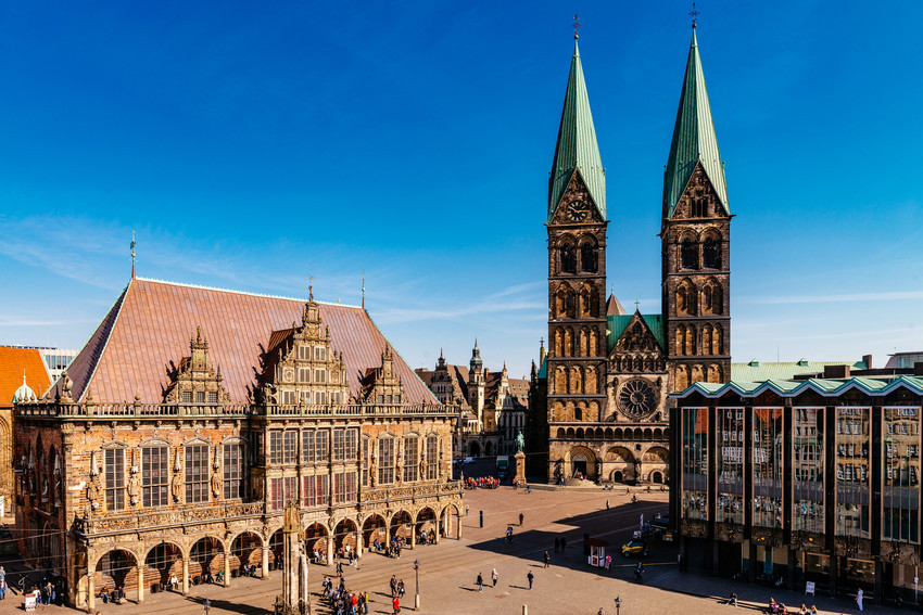 World Heritage Site Bremen Town Hall and St. Peter's Cathedral