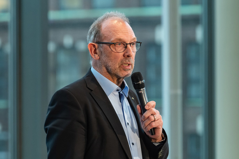 Rainer Frerich-Sagurna beim Runden Tisch der Nahrungs- und Genussmittelwirtschaft im Februar 2020