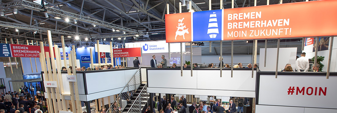 Messestand von Bremen auf der Expo Real