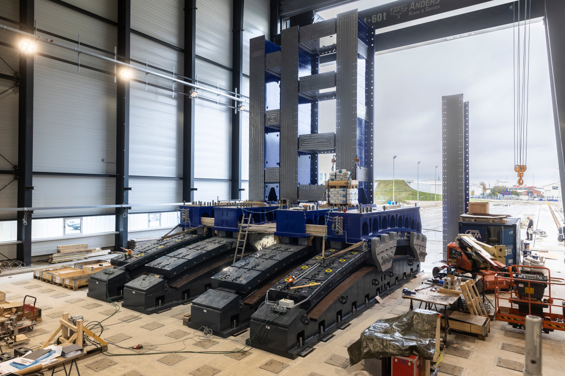 Testing of rotor blades in Bremerhaven