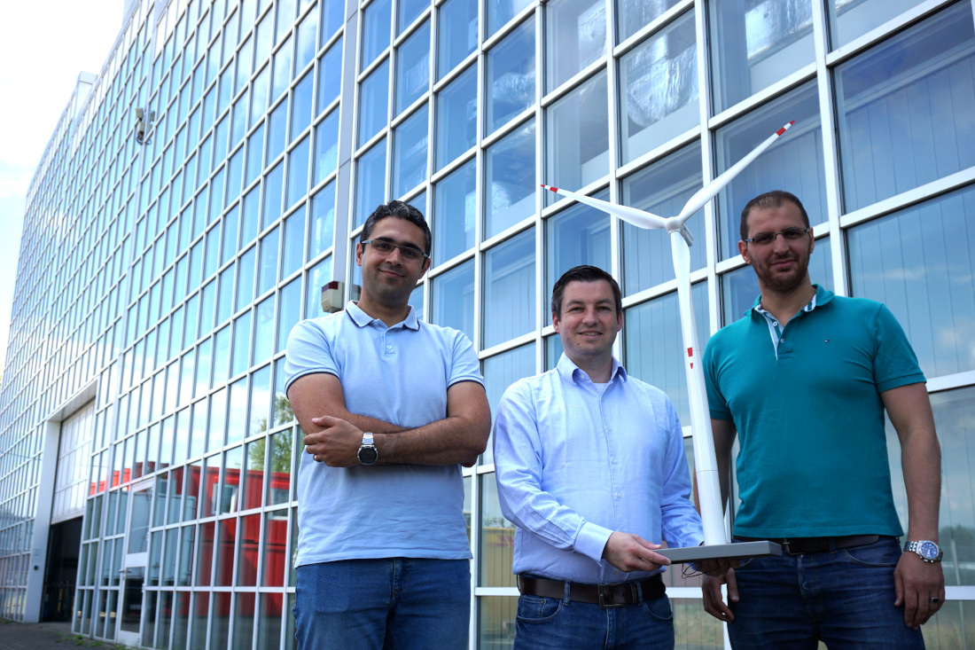 Das Projektteam: Kamaloddin Varasteh, Stephan Oelker und Abderrahim Ait Alla