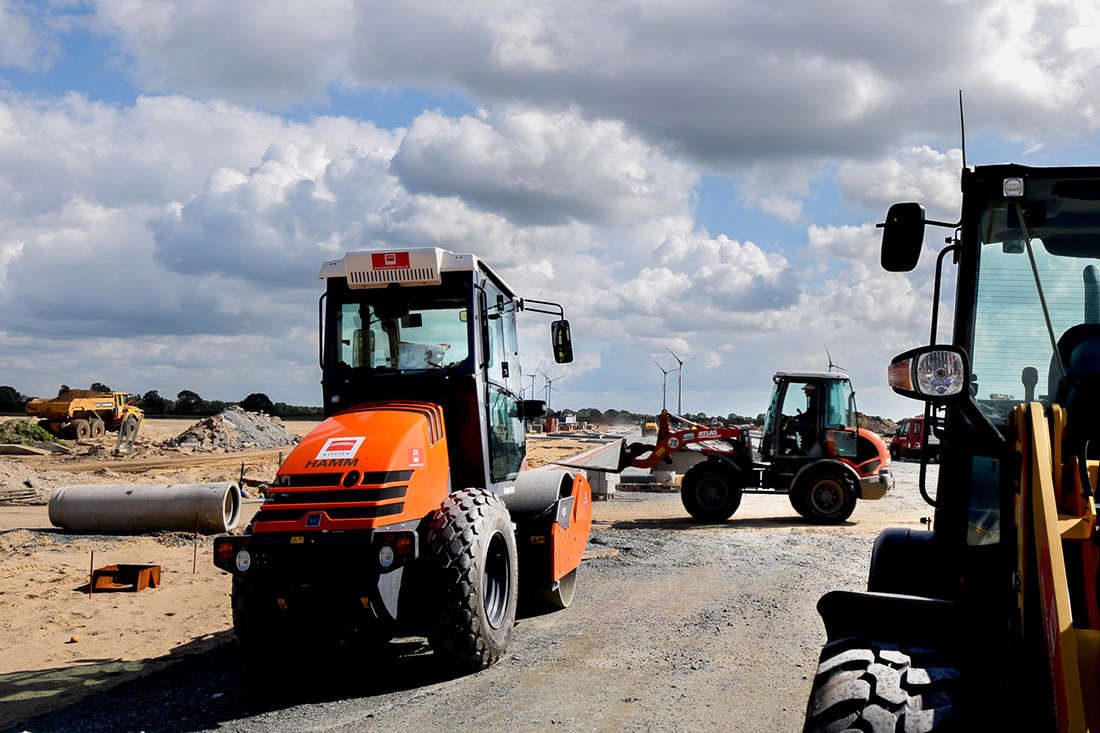 Development of the Hansalinie industrial park in the east of Bremen