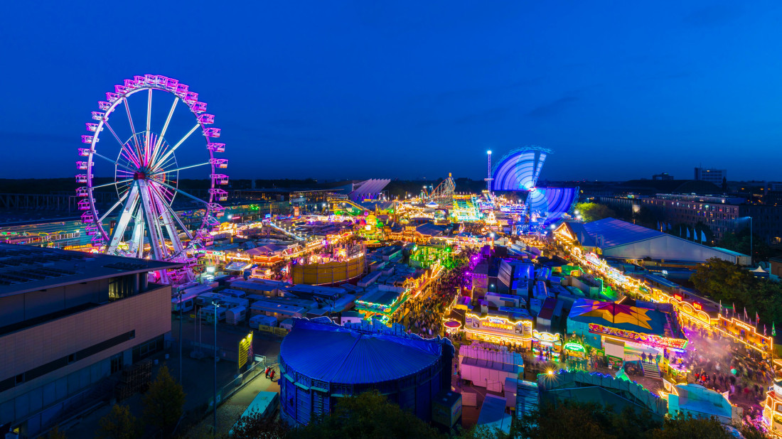 Ischa Freimaak: Freimarkt von oben