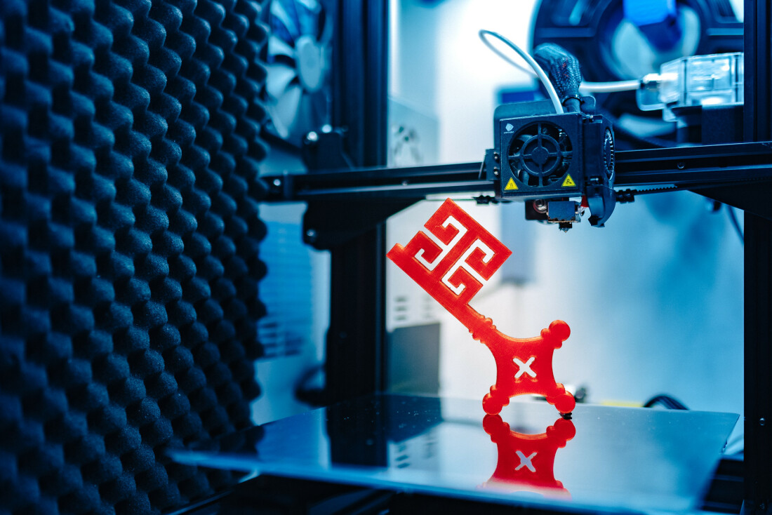 3D gedruckter Schlüssel aus Plastik 3D gedruckter Schlüssel aus Plastik