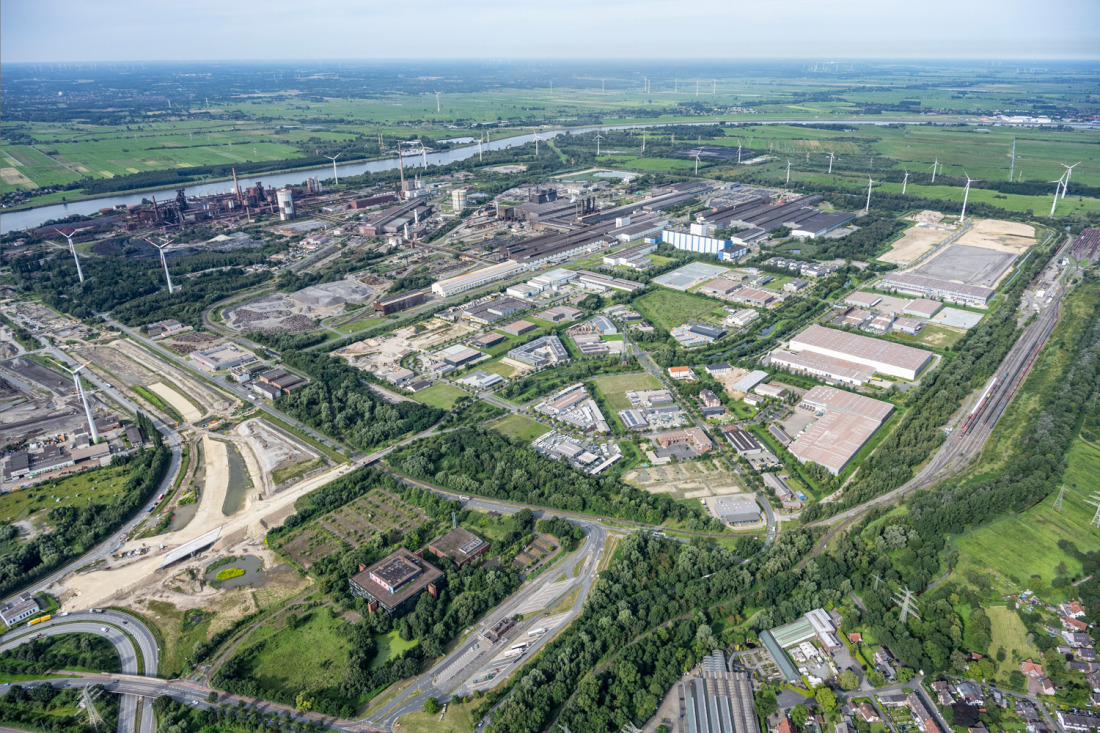 Aerial view of Industrial Park