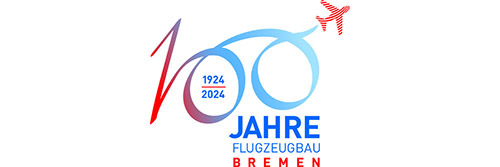 Logo 100 Jahre Flugzeugbau in Bremen