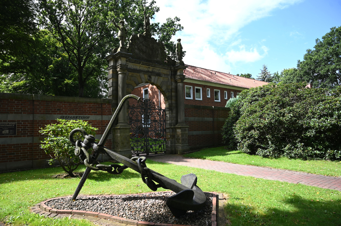 Der Seefahrtshof in Bremen-Grohn ist ein idyllisches Ensemble.