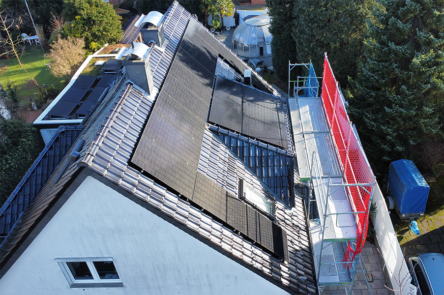 PV Analge auf einem Bremer Haus PV Analge auf einem Bremer Haus