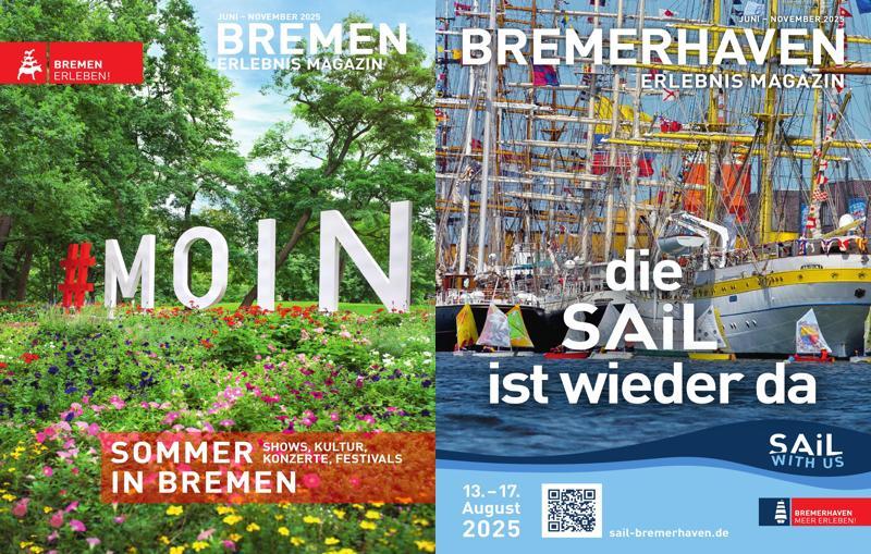 Titel Erlebnismagazin Bremen Juni bis November 2025