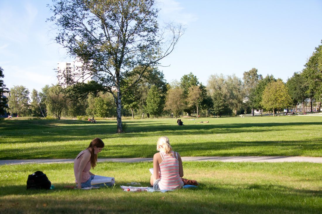 Der Campus-Park im Technologiepark Bremen