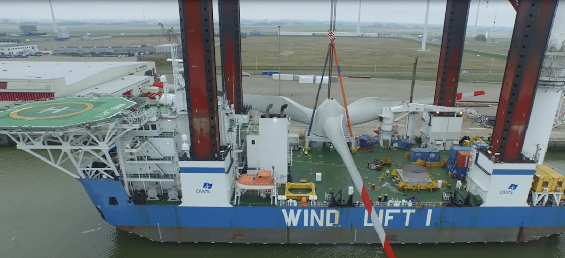 Windlift 1 is designed for major repair work on the wind farm. Windlift 1 is designed for major repair work on the wind farm.